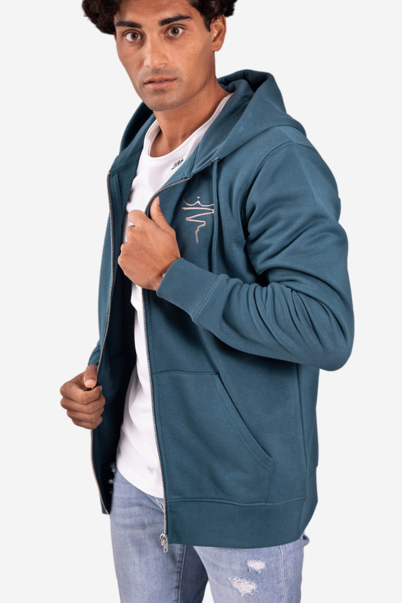 Sweat Capuche Zippé Homme