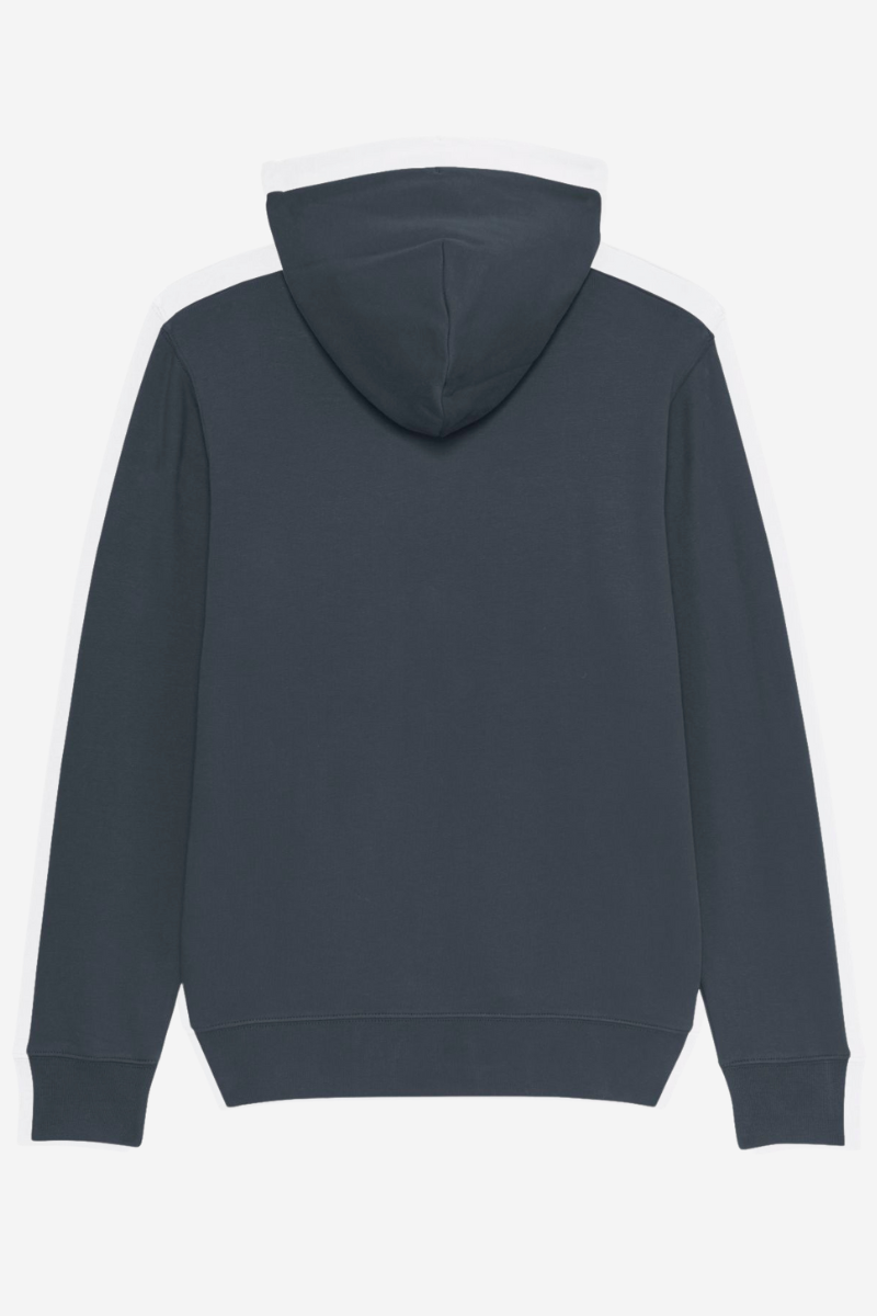 Sweat Zip Capuche Gris De Payne Dos - Copie