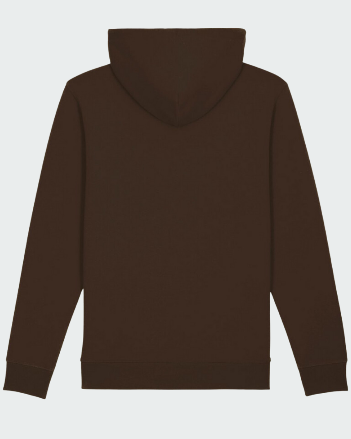 Sweat Capuche Brun Dos