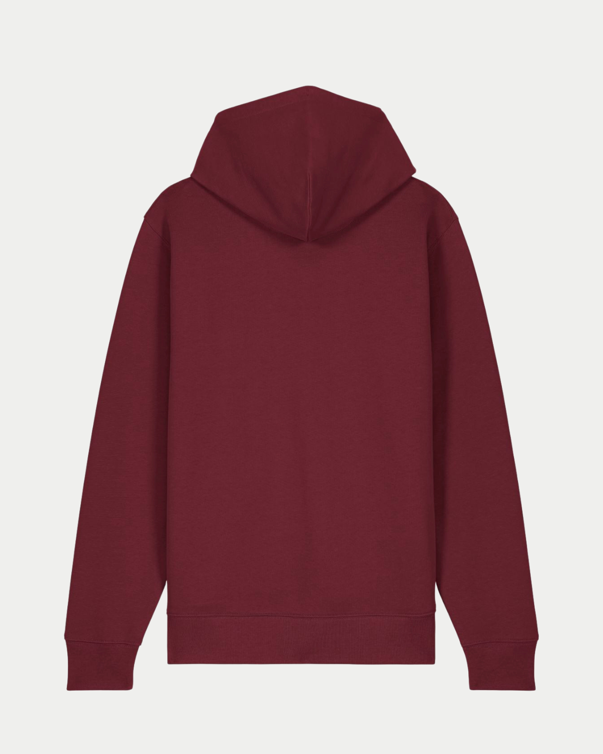 Sweat Capuche Zip Bordeaux Dos