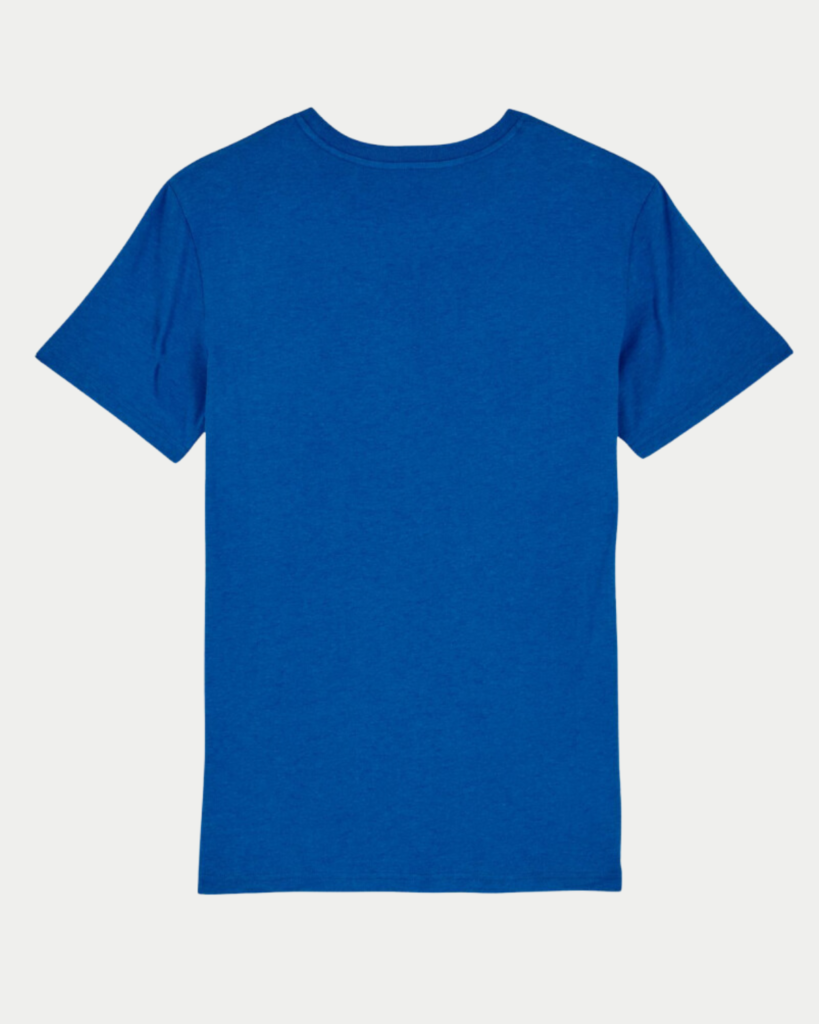 T-Shirt Coton Bio Bleu de Travail Dos