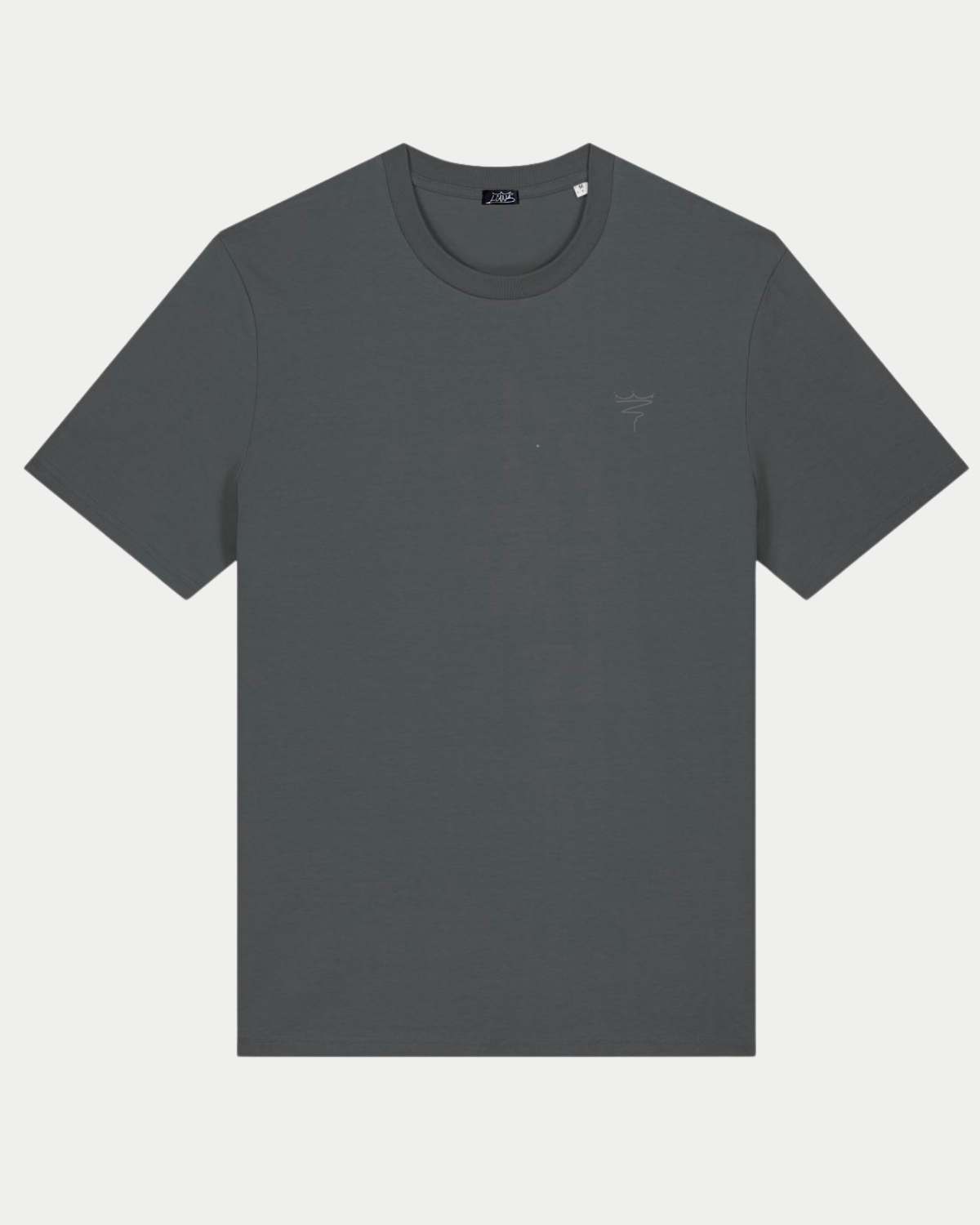 T-Shirt Coton Bio Gris Foncé