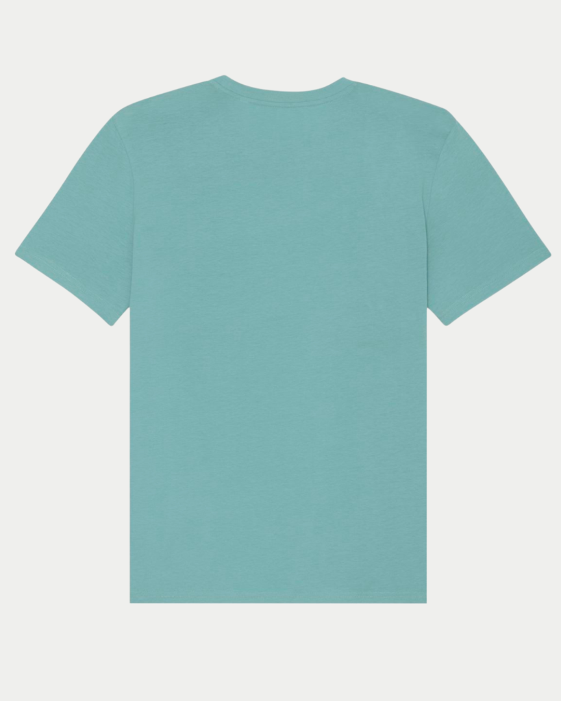 T-Shirt Coton Bio Vert Monstera Dos