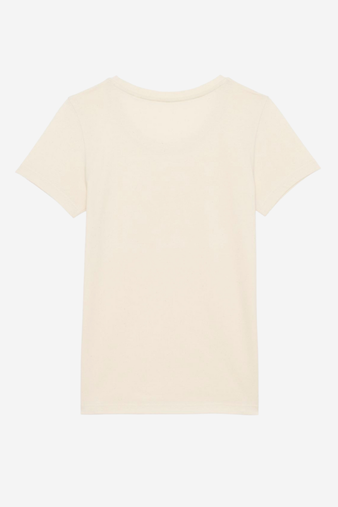 T-shirt Femme Encolure Danseuse Naturel Dos