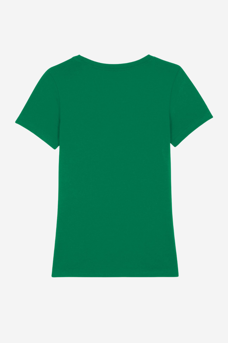 T-shirt Femme Encolure Danseuse Vert Sapin Dos