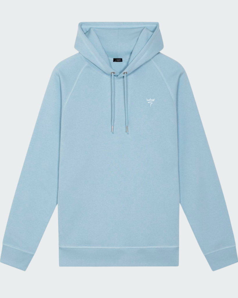 Sweat Capuche Bleu Ciel