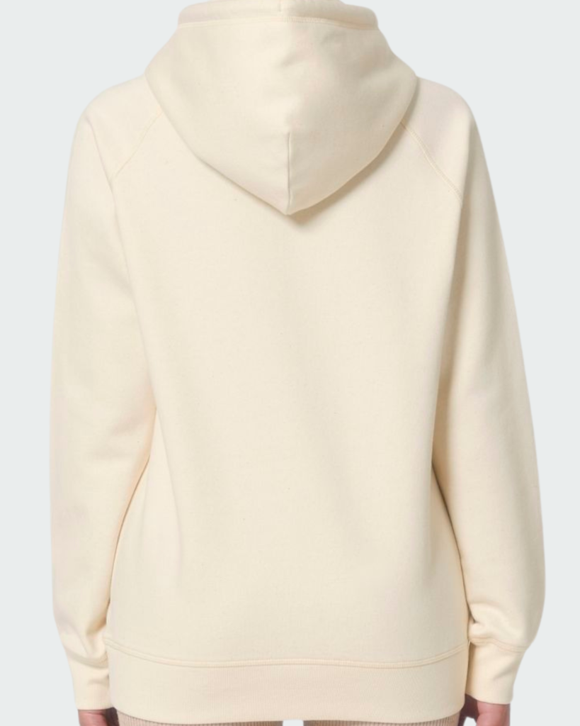 Sweat Capuche Naturel Femme Dos