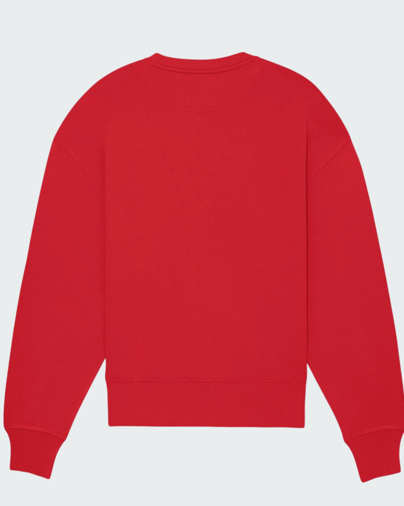 Sweat Loose Rouge Dos