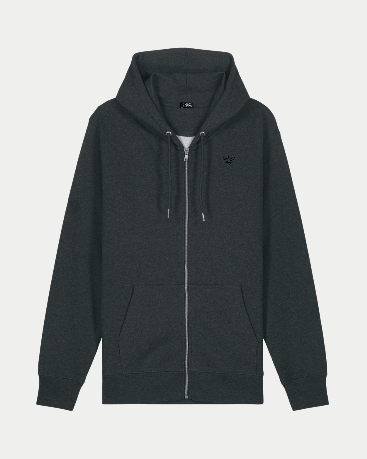 Sweat Capuche Zip Anthracite