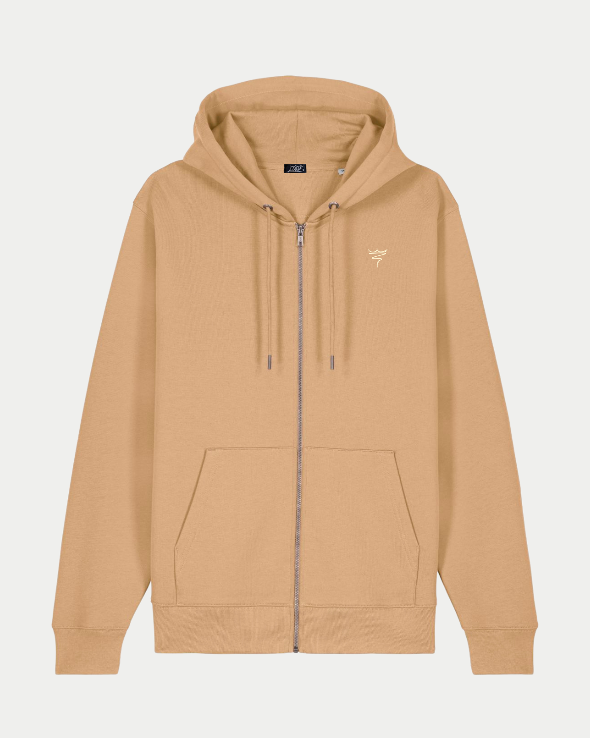 Sweat Capuche Zip Latte