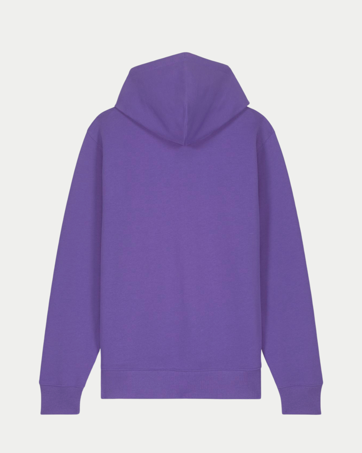 Sweat Capuche Zip Violet Outremer Dos