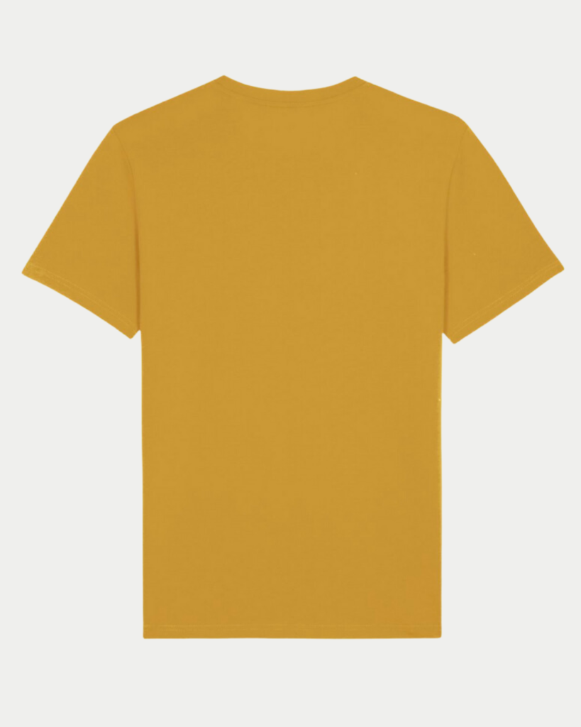 T-Shirt Coton Bio Ocre Dos